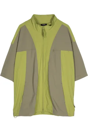 FIVE CM Short-sleeve zipped jacket
