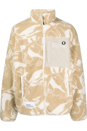 A Bathing Ape Camouflage-print fleece jacket