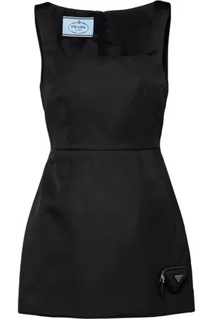 Prada Re-Nylon triangle-logo minidress
