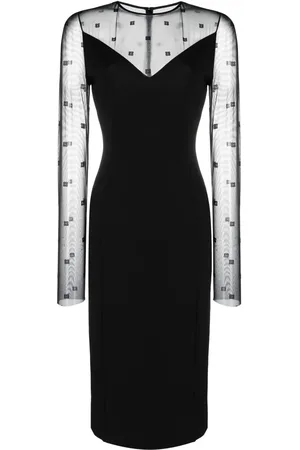 Givenchy Logo-jacquard midi dress