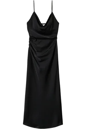 Twin-Set Satin-weave midi dress