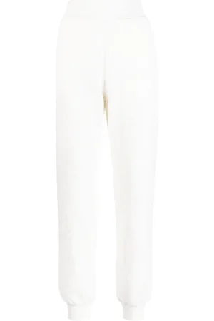 Elie saab Embroidered-design cotton blend track pants