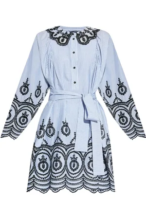 Munthe Broderie anglaise organic cotton dress