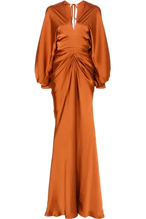 Ana Radu Satin maxi dress