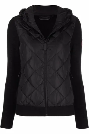 Canada Goose Hybridge padded knitted hoodie