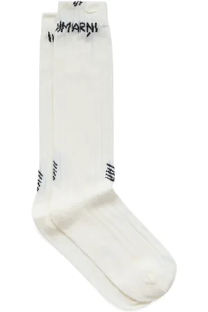 Marni Logo woven ribbed socks