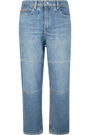 MARTINE ROSE Reversible camouflage-print jeans