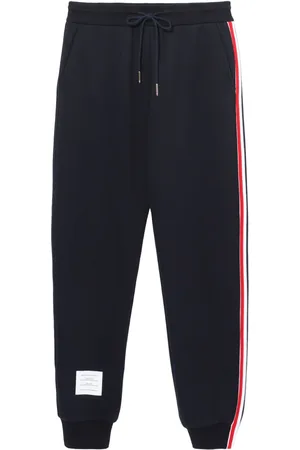 Thom Browne Loopback stripe track pants