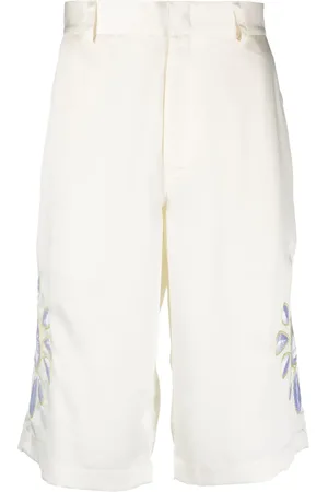 Bluemarble Embroidered satin shorts