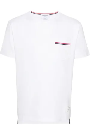 Thom Browne RWB-stripe cotton T-shirt