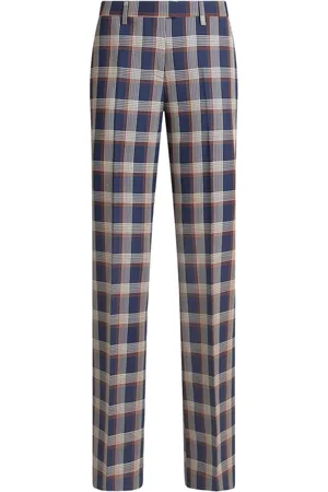 Etro Checkered trousers