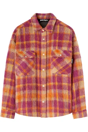Palm Angels Plaid-print shirt jacket