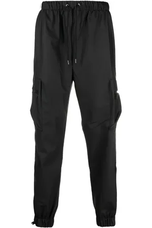 Rains Drawstring-waistband tapered cargo trousers
