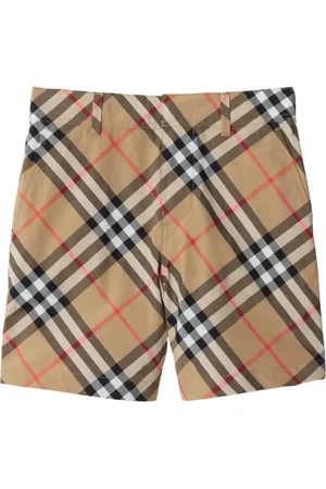 Burberry Vintage-Check print cotton shorts