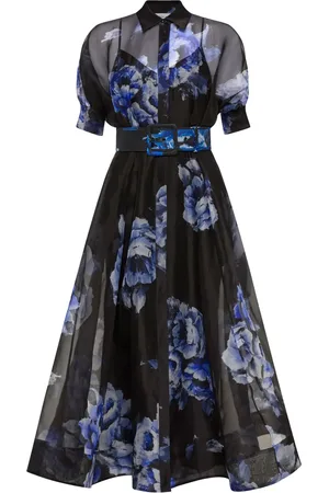 Rebecca Vallance Florentine floral-print silk-chiffon dress