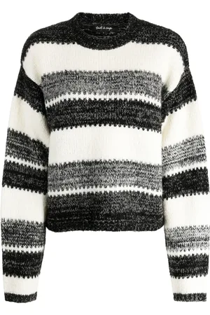 tout a coup Stripe-print wool-blend jumper