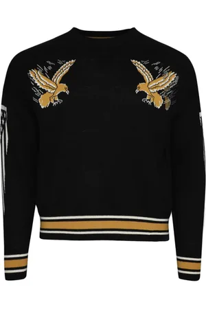 Rhude Eagle Souvenir intarsia knit jumper