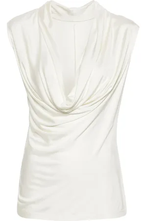 Helmut Lang Cowl-neck sleeveless top