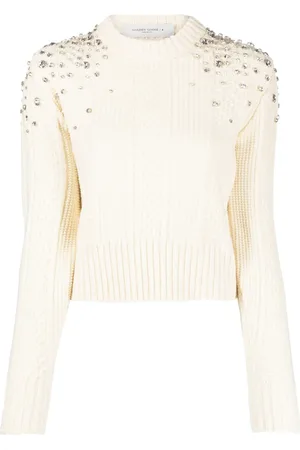 Golden Goose Crystal-embellished virgin wool jumper