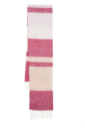 Marni Striped fringed scarf