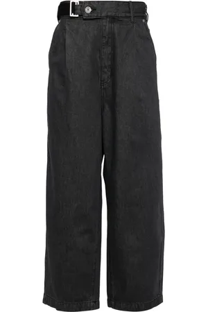 FIVE CM Logo-patch straight-leg jeans