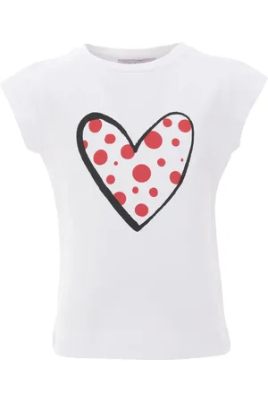 Mimi Tutu Heart-print cotton T-shirt