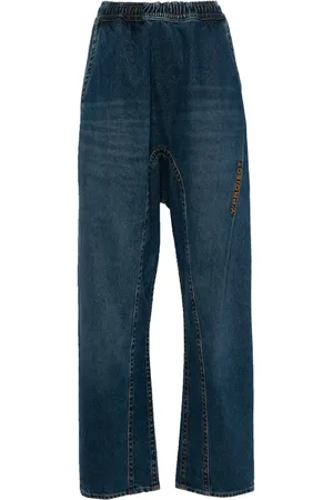 Y / PROJECT Logo-embroidered jeans