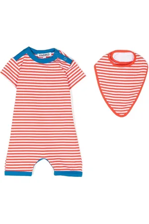 Kindred Contrast-trim striped pyjamas