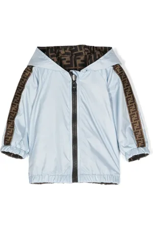 Fendi Reversible hooded rain jacket