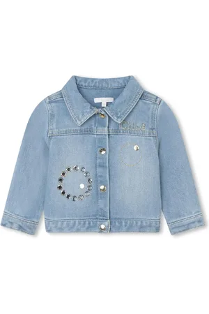 Chloé Eyelet-detail denim jacket