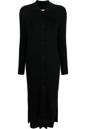 MAX & MOI Ribbed-knit midi dress