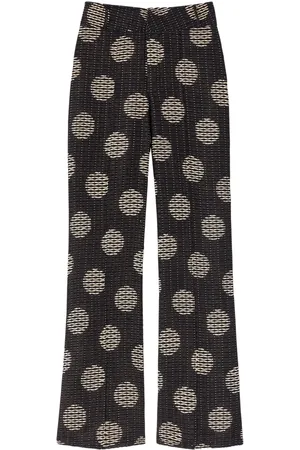 Destree Yoshismart jacquard cropped trousers