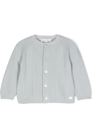Tartine Et Chocolat Cable knit detail cotton cardigan