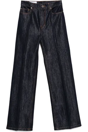 Casablanca Lurex-detail straight-leg jeans