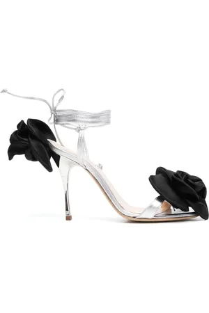 MAGDA BUTRYM 110mm floral-appliqu?? sandals