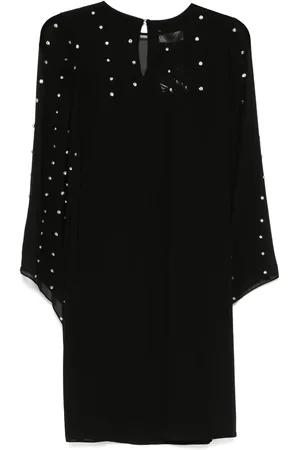 NISSA Crystal-embellished mini dress