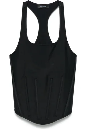 MUGLER Corset-style top