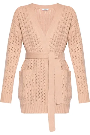 Max Mara Perforated-knit cardigan