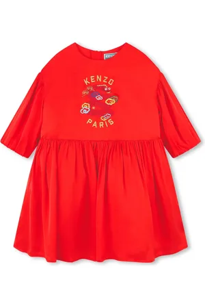 Kenzo Logo-embroidered dress