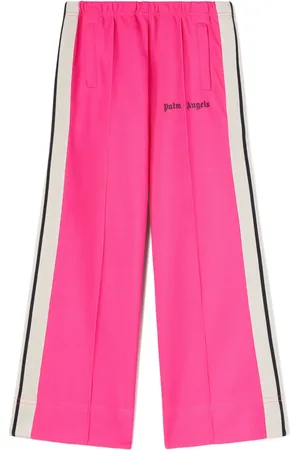 Palm Angels Printed wide-leg track pants