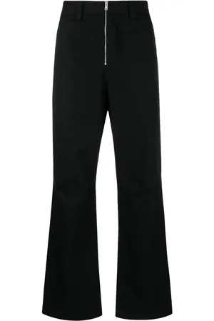 AMBUSH Zip-up cotton loose-fit trousers