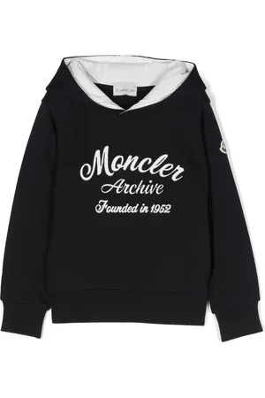 Moncler Logo-appliqu?? cotton hoodie