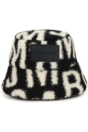 Marc Jacobs Monogram-print faux-shearling bucket hat