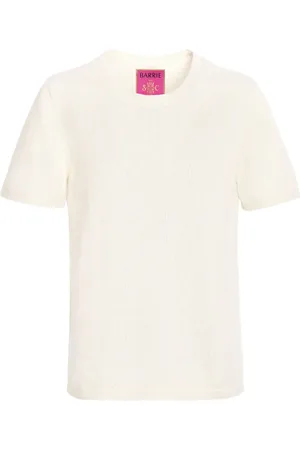 Barrie Fine-knit crew-neck T-shirt