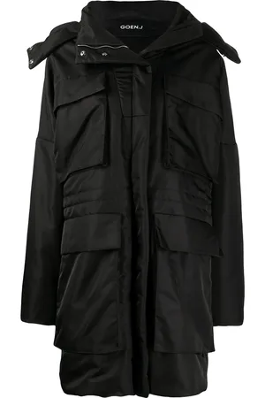 GOEN.J Four-pocket hooded parka