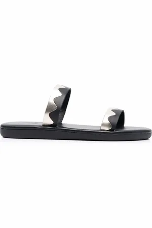 Ancient Greek Sandals Paralia zigzag-band leather sandals
