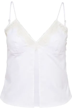 FLEUR DU MAL Poplin camisole top