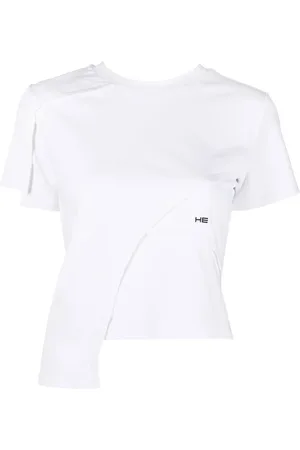 HELIOT EMIL Embroidered-logo detail T-shirt