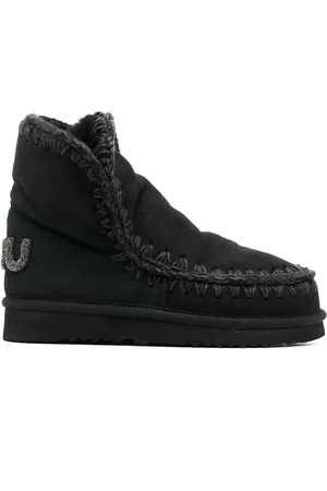 Mou Eskimo glitter logo ankle boots