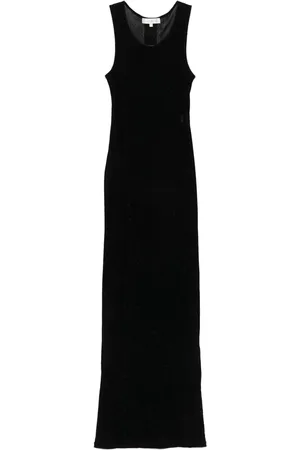Ludovic De Saint Sernin Velvet tank maxi dress